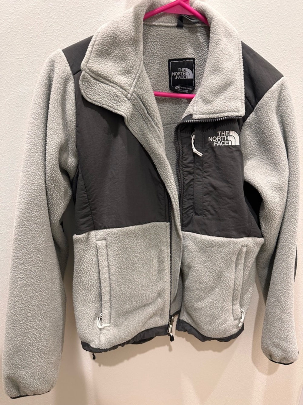 The North Face Light Gray & Charcoal Kids' Fleece Jacket